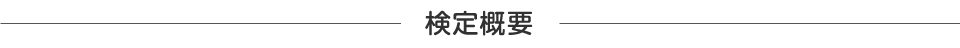 検定概要